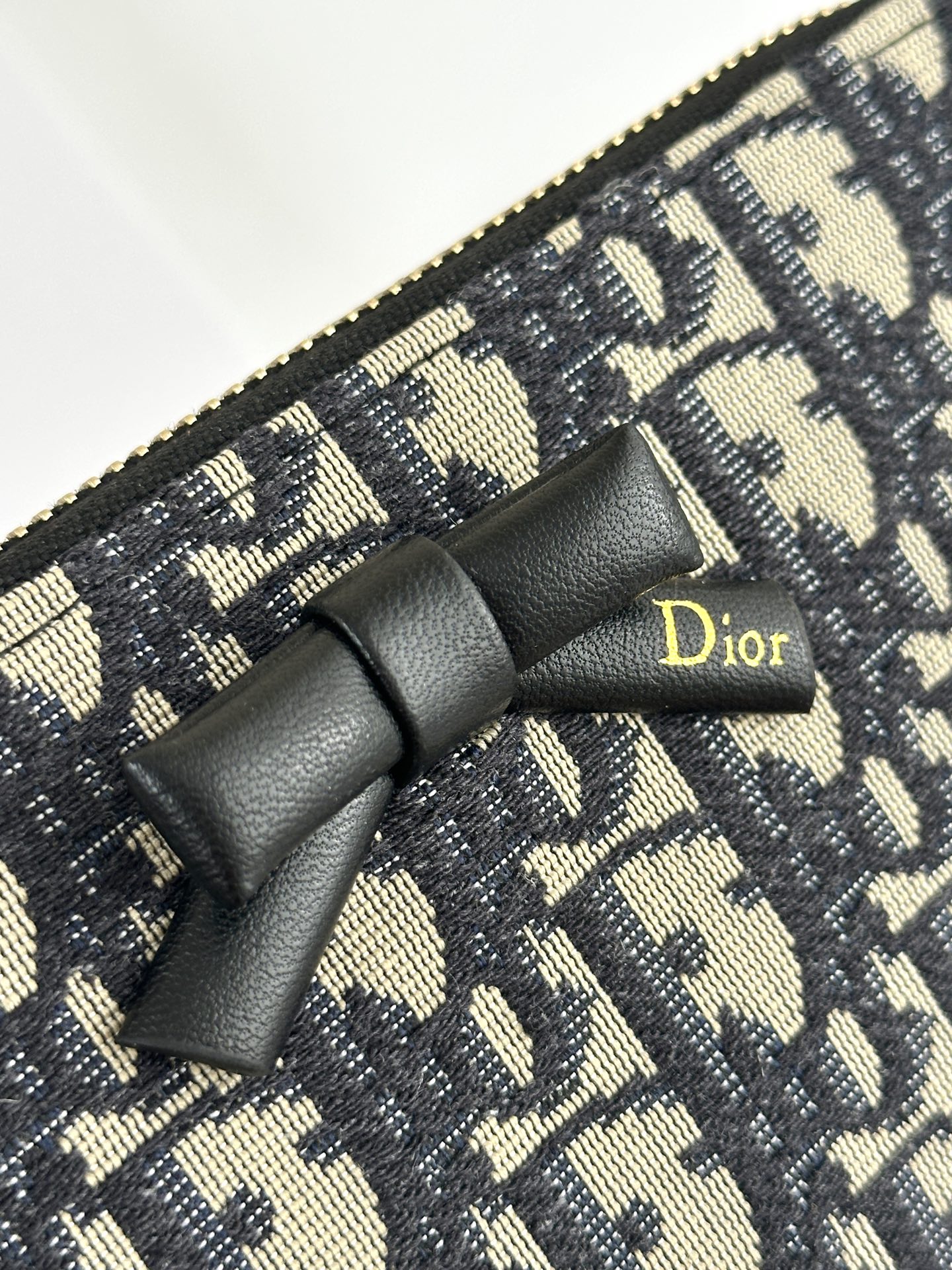 Lady Dior Mini Wallet – Black Cannage Lambskin - Image 4