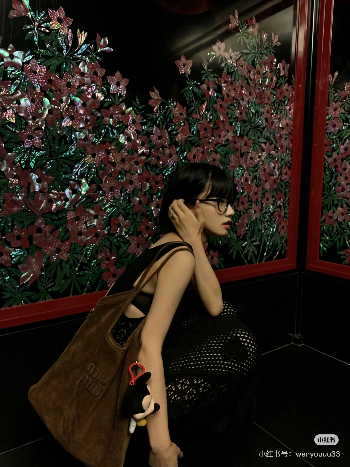 Miu Miu 24FW Suede Hobo Bag - Image 7