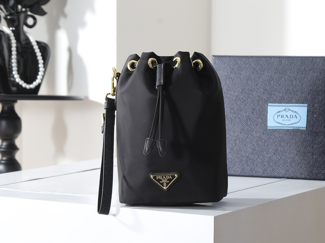 Prada Re-Nylon Drawstring Pouch - Image 5