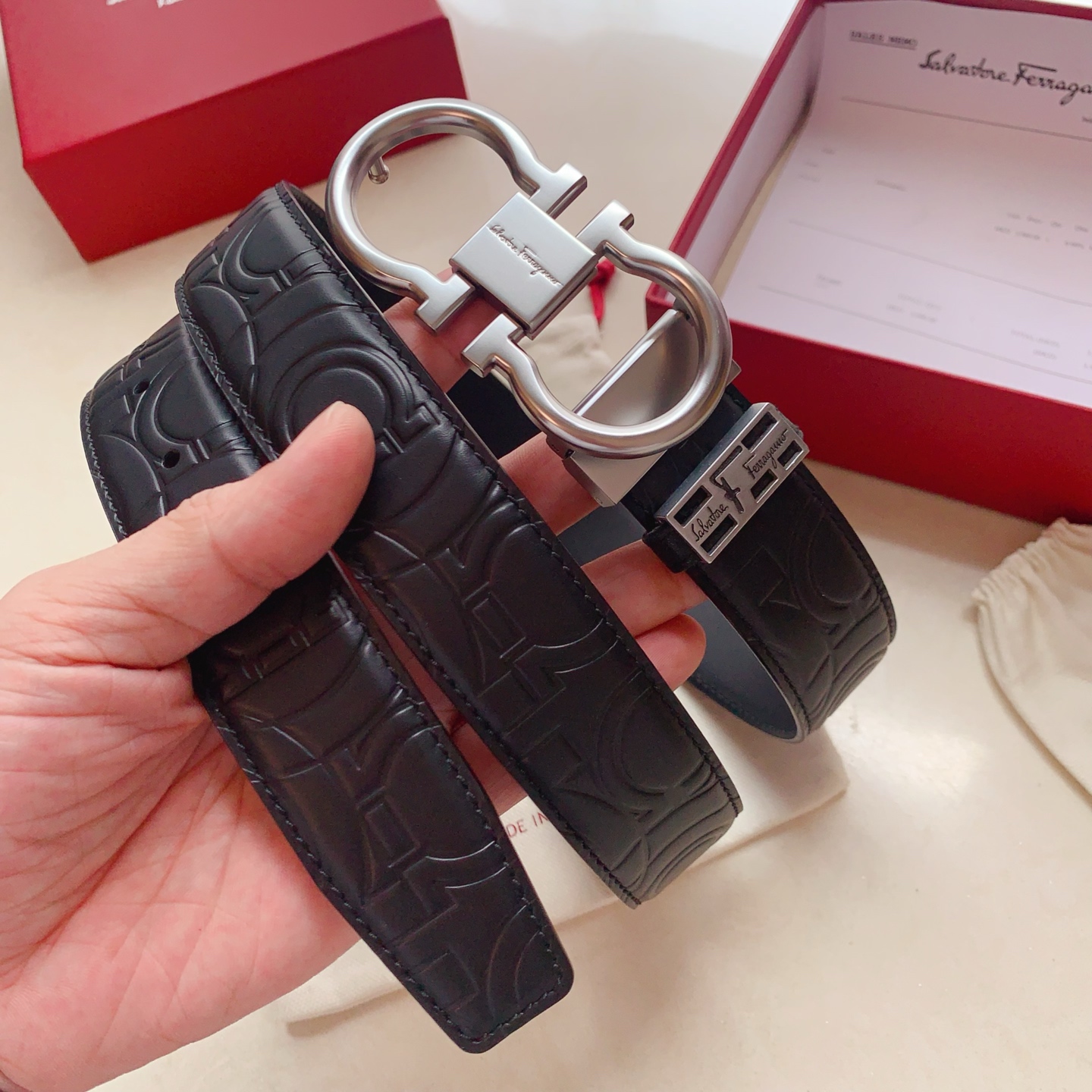 Ferragamo Reversible Business Belt - Image 3