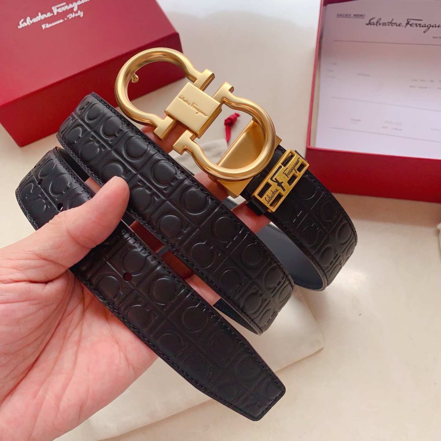 Ferragamo Reversible Business Belt - Image 7