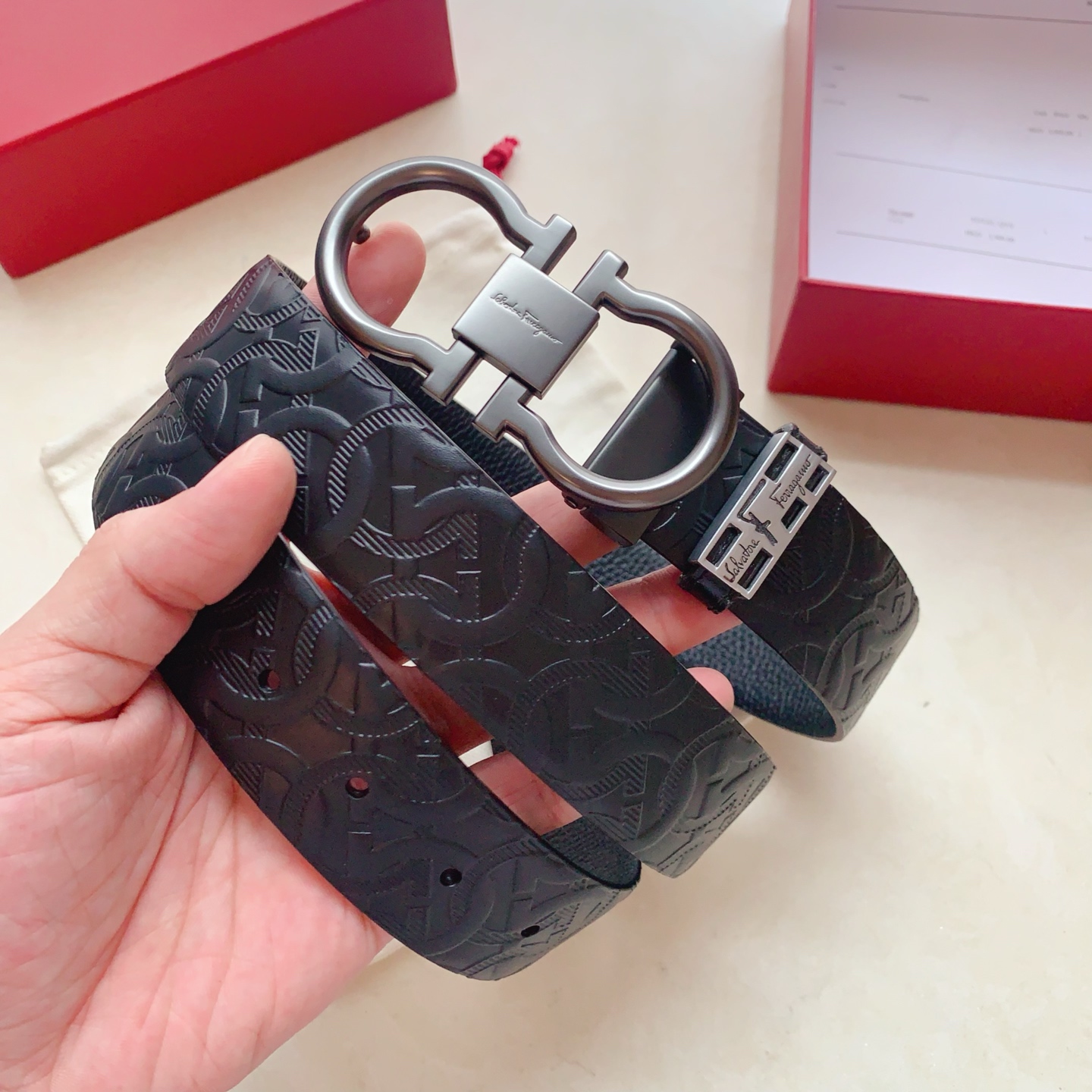 Ferragamo Reversible Business Belt - Image 9