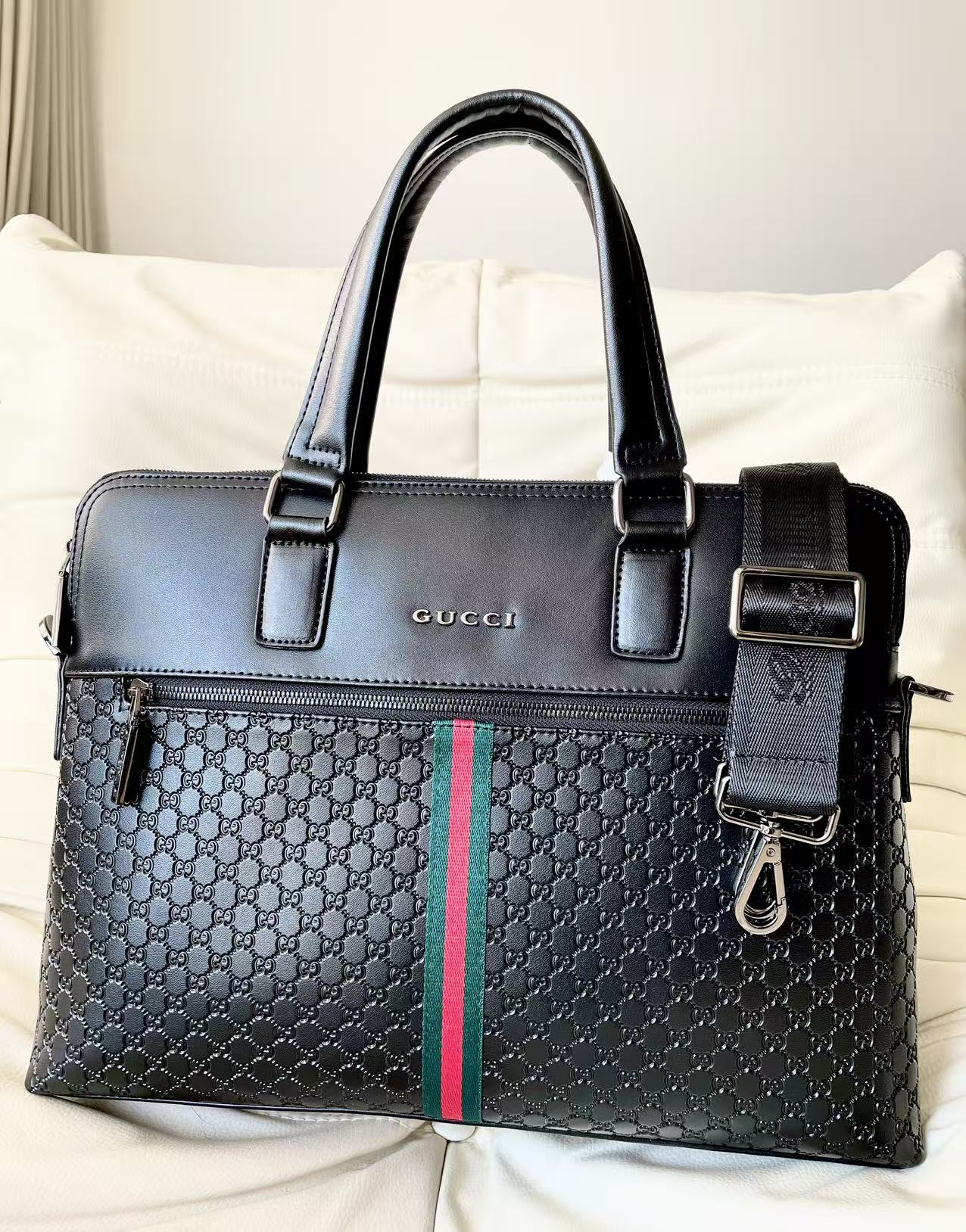 Gucci Signature Executive Briefcase - Image 9