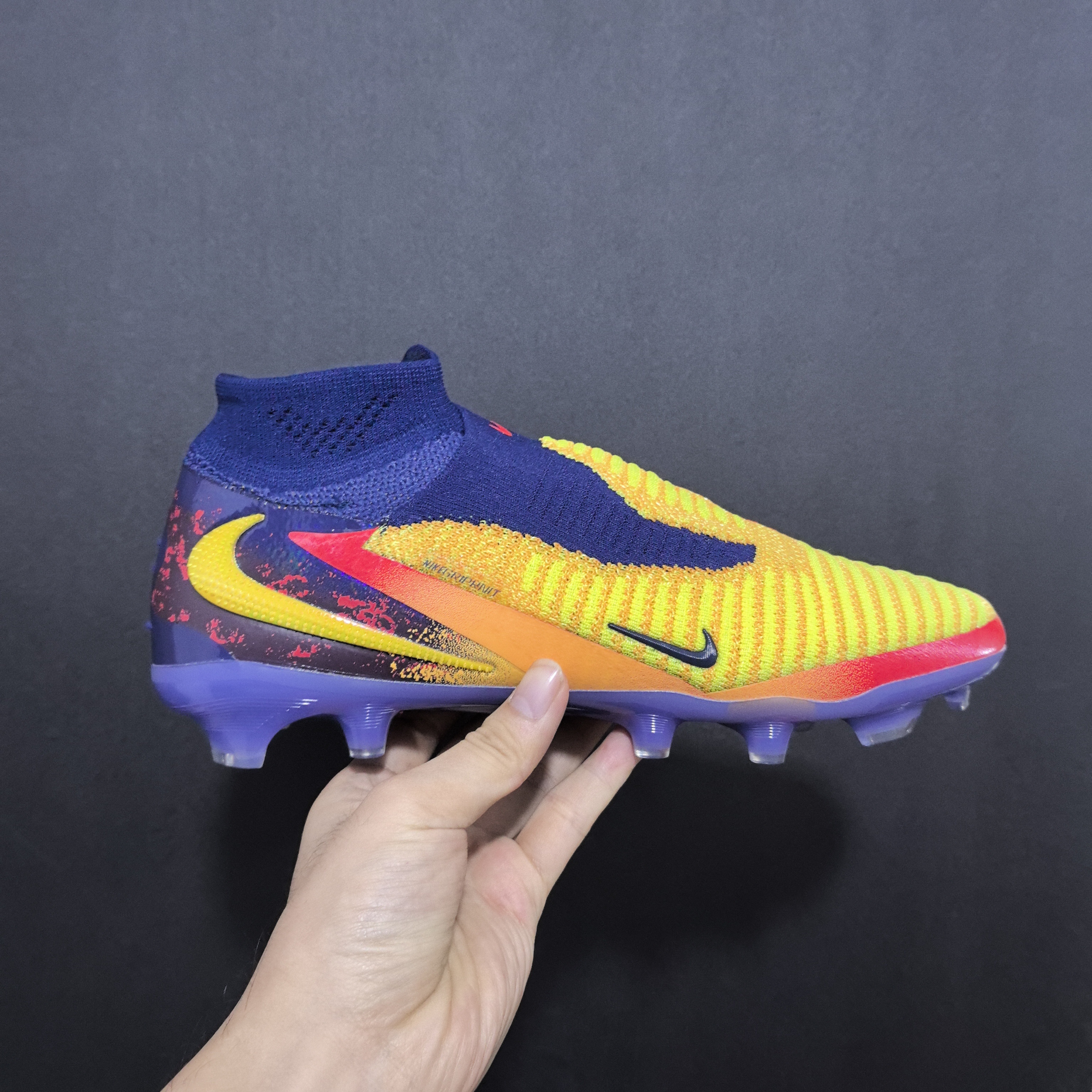 Nike Phantom GX 2 Elite High FG – "Electric Sunrise" Edition - Image 6