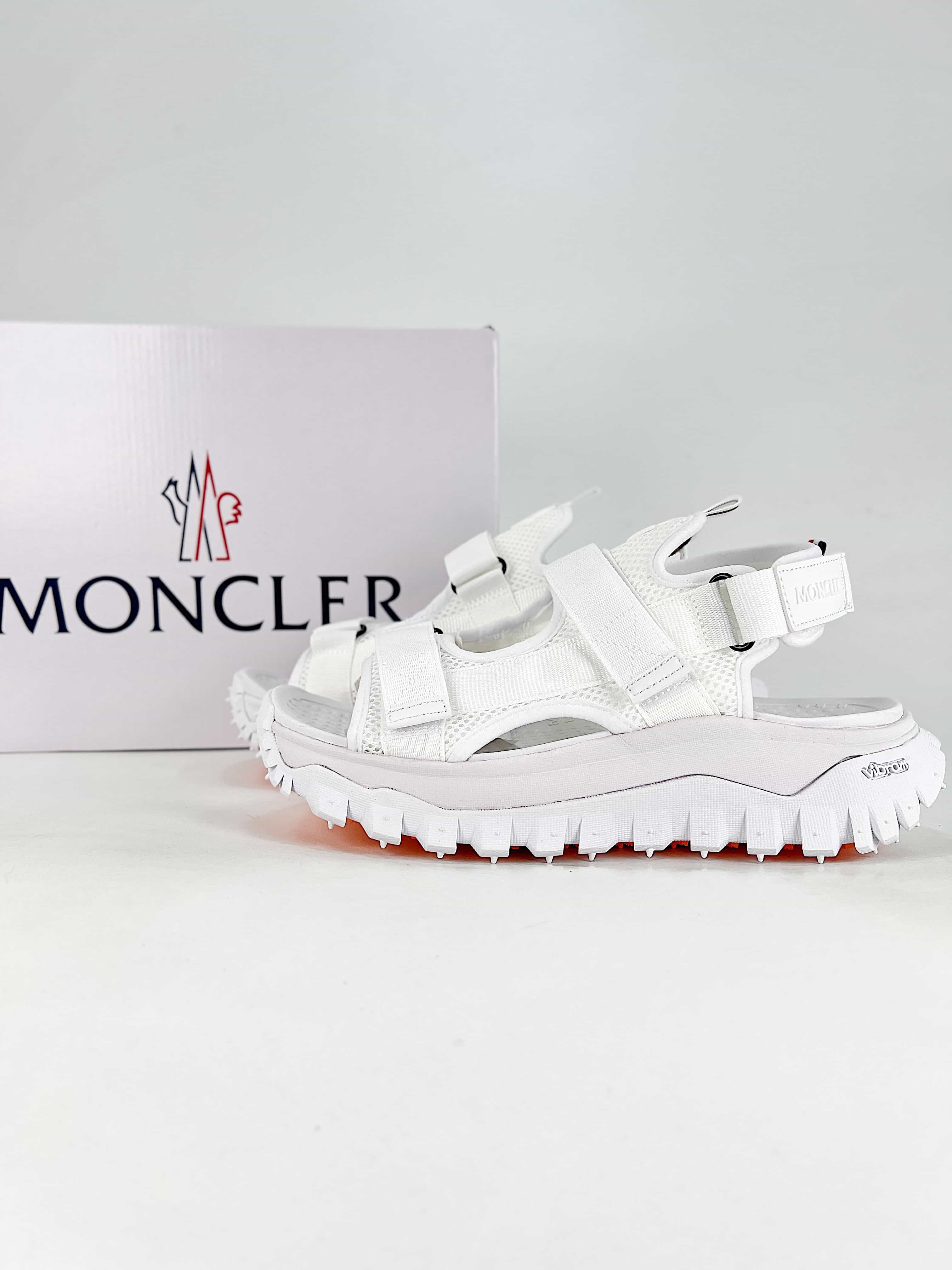 Moncler Open-Toe Velcro Beach Sandals - Image 3