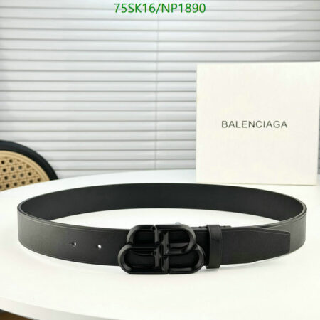 Premium Leather Polished Buckle Belt