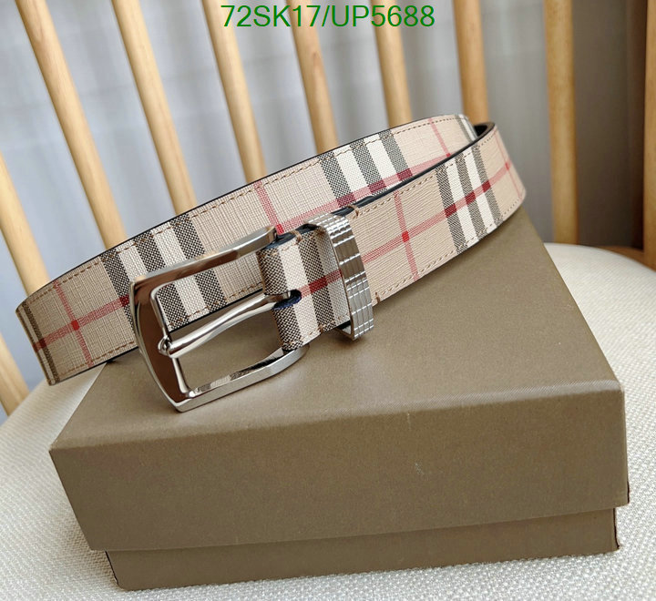 Burberry Check Pattern Belt #11137 - Image 4