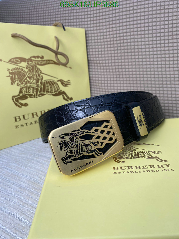 Burberry Check Pattern Belt #11140 - Image 4